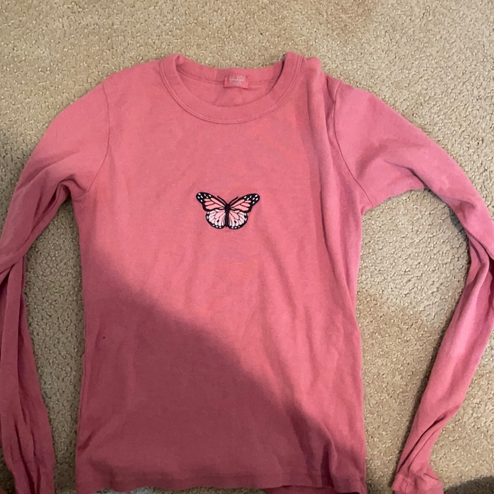 John Craft item, pink with butterfly, small to a medium fit